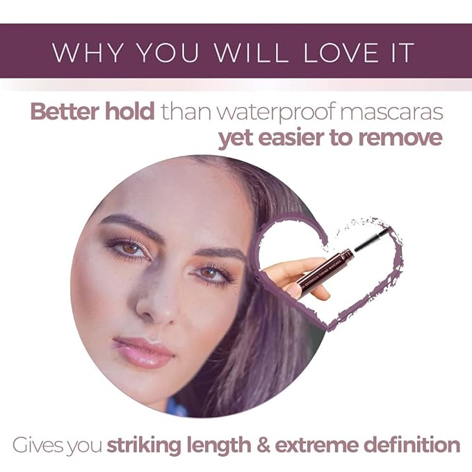 Blinc Lash Extension Tubing Mascara, Extreme Lengthening and Defining Mascara with Biotin, Ultra-Longwearing Washable Mascara, Clean, Vegan and Cruelty-Free, 9mL / 0.30 Fl. OZ