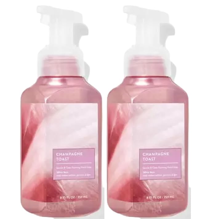 Bath and Body Works Gentle & Clean Foaming Hand Soap 8.75 Ounce 2-Pack (Champagne Toast)