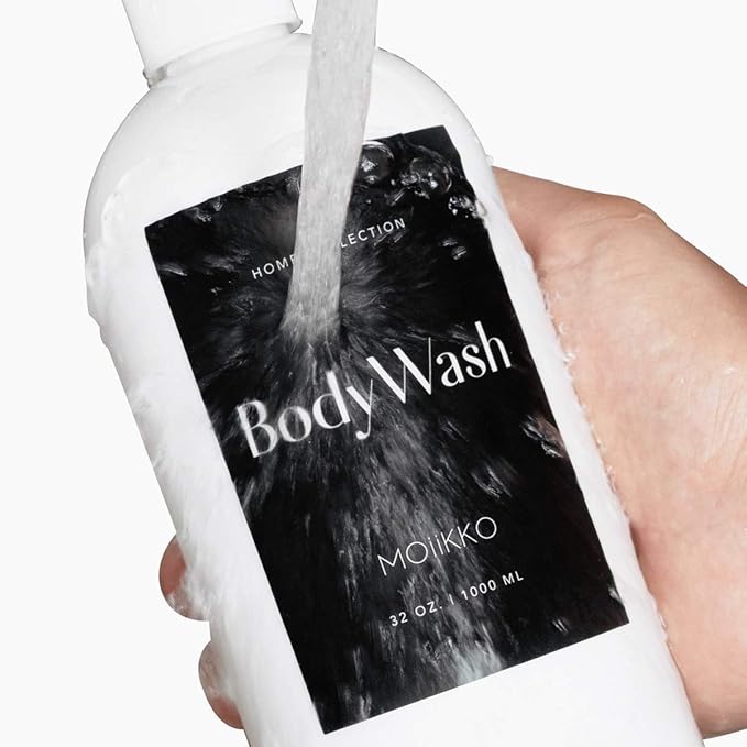 32oz Refillable Shampoo and Conditioner Dispenser Bottles - Set of 3 Empty Shampoo Conditioner Body Wash Dispenser with 8 Waterproof Labels