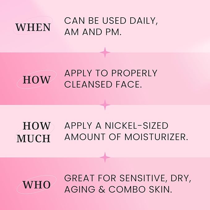 Amarose Vitamin C Face Moisturizer - Reveal Youthful Radiance with Hydrating Vitamins - Hydrating Face Moisturizer for All Skin Types - Suitable for All Skin Types - Enhances Collagen & Elasticity