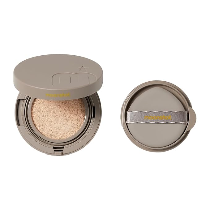MOONSHOT KOREA Conscious Fit Cushion Foundation 21N Cosmic Vanilla + (refill) SET (Cosmic Vanilla, 21N)