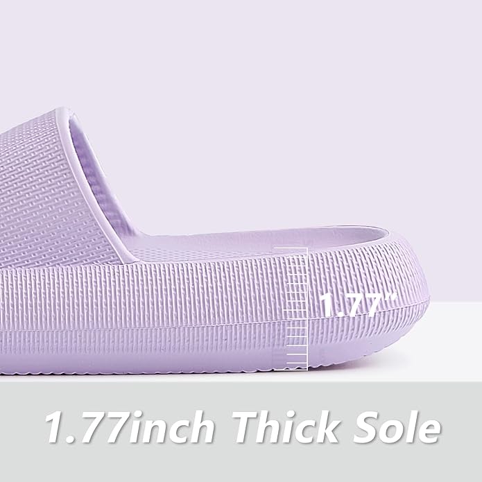 Menore Slippers for Women and Men Quick Drying, Parent-Child EVA Open Toe Soft Slippers, Non-Slip Soft Shower Spa Bath Pool Gym Beach House Sandals for Indoor & Outdoor