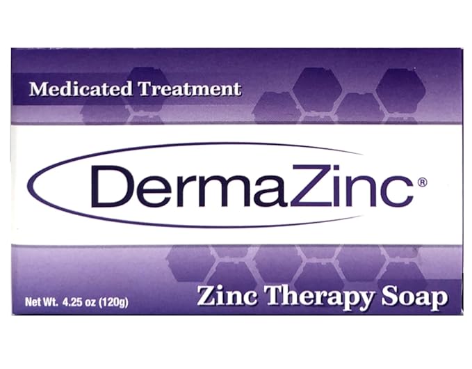 Dermalogix DermaZinc Zinc Therapy Soap Medicated Treatment - 5 Bars NEW LARGER SIZE