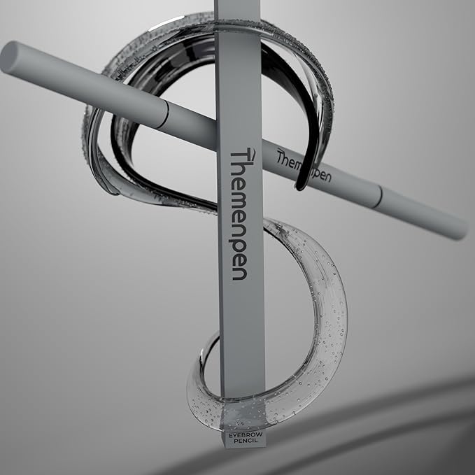 The Men Pen-Waterproof Eyebrow & Beard Filling Pen for Men | Microblading Effect | Waterproof, Sweatproof | Beard & Mustache Hair Darkener | 1 Ounce | Black