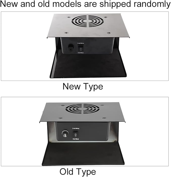 Watris Veiyi 300W Nail Polish Dryer, Nail Fan Dryer for Regular Polish, Hot & Cold Wind Nail Blower Dryer for Manicure Salon and Daily Home Use