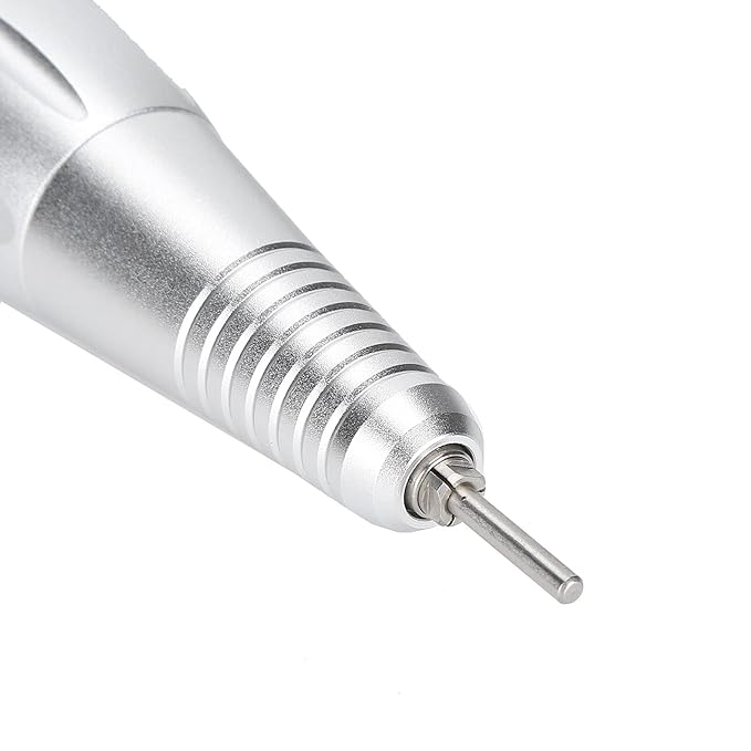 Electric Nail Drill Pen 35000rpm for Machine, Portable Aluminum Alloy Handle Replacement, Polisher Grinder Handpiece