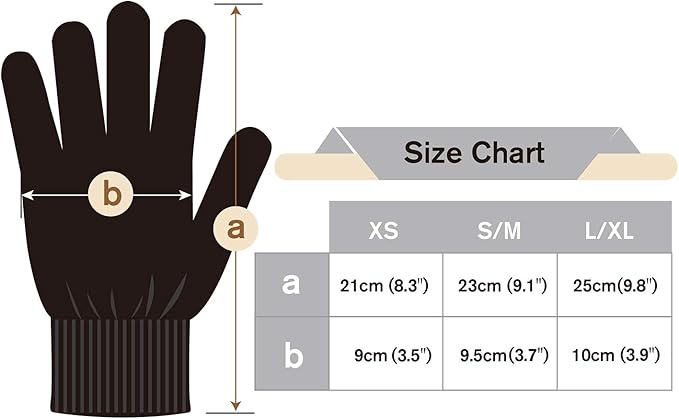 Evridwear Unisex Moisturizing Cotton Gloves with Touchscreen Fingertips for Eczema Beauty Cosmetic Dry Hands Sensitive Irritated Skin Therapy Overnight Bedtime, 6 Pairs, Lightweight-Beige, XS