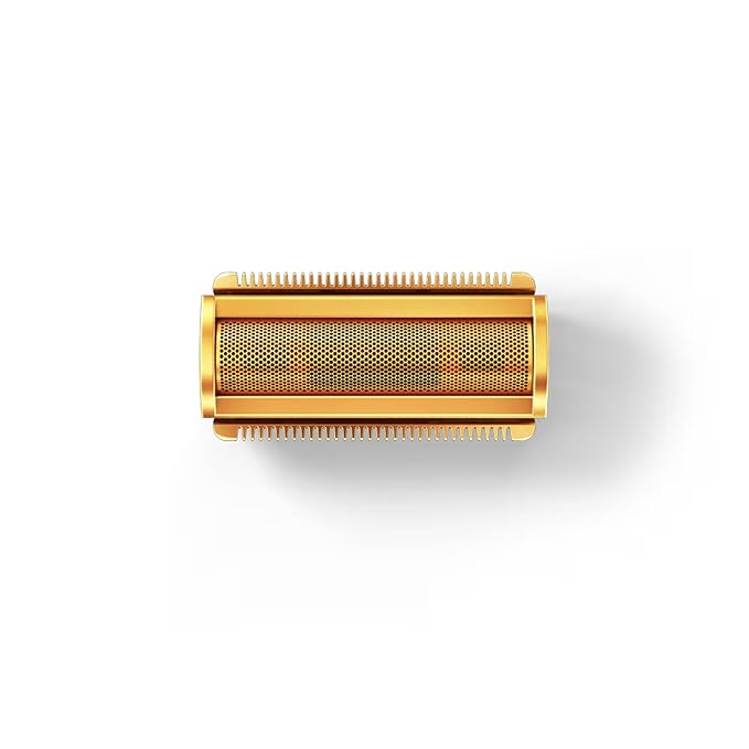 MANSCAPED® The Lawn Mower® 5.0 Ultra SkinSafe™ GOLD Replacement Foil Blade - Stainless Steel Groin Hair Foil Shaver Head Refill, for Close Body Hair Grooming, Snap-In Cartridge, 1 Pack