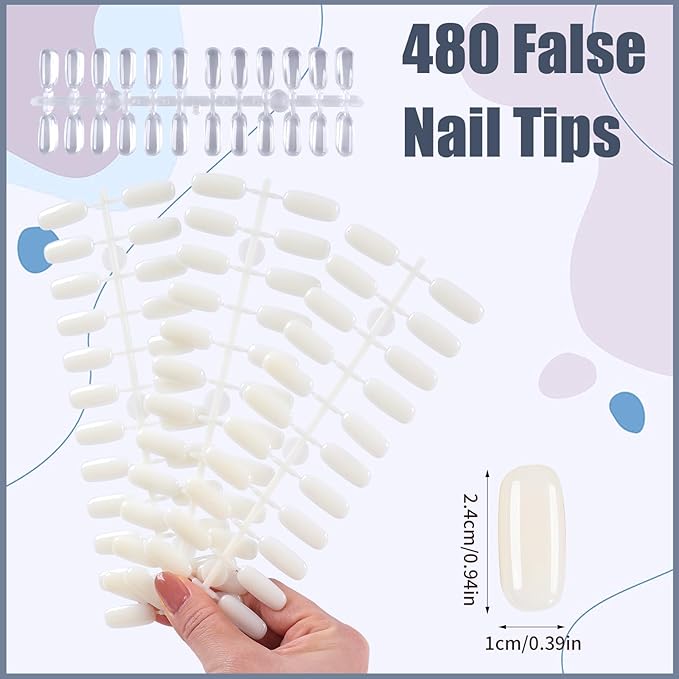 308 Colors Nail Swatches Book with 480 Nail Tips Nail Colors Book Professional Nail Display Chart Nail Gel Polish Practice Display Card Book for Nail Polish UV Gel,Nails Art Design