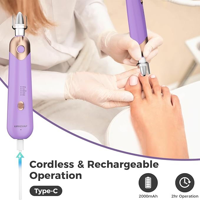 Professional Manicure and Pedicure Set Kit, Pedicure Tools for feet, Electric Nail Drill Nail File Set, Hand Foot & Nail Tools