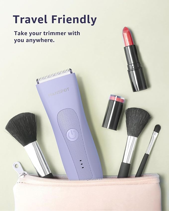 Electric Razors for Women, Bikini Trimmer Dual Head LADYSPOT™ Pubic Hair Trimmer Foil Shaver, Wet/Dry Body Hair Trimmer with 3 Gurad, No Nick, No Cut, No Razor Burn, 20 Days Shaving