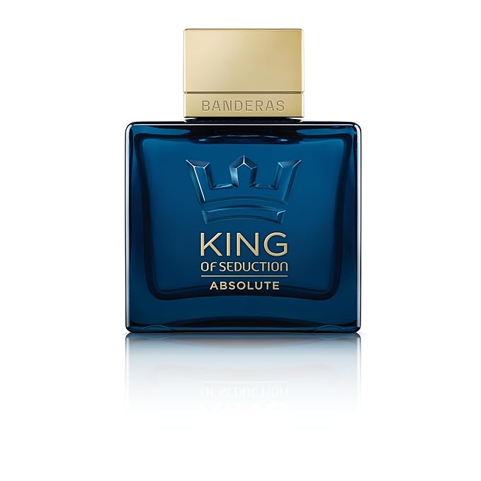 Banderas Perfumes - King of Seduction Absolute - Eau de Toilette for Men - Long Lasting - Fresh, Masculine and Elegant Fragance - Woody and Moss Notes - Ideal for Day Wear - 3.4 Fl Oz