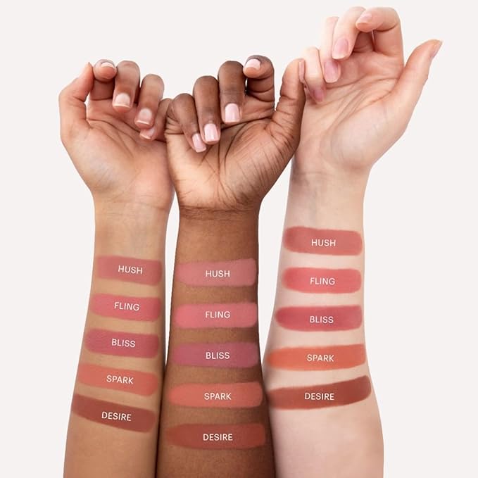 Glo Skin Beauty Cream Blush Stick (Fling) | 3-in-1 Multitasking Long-Wear Cheek, Lips + Lids Stick | Packed with Skincare Benefits