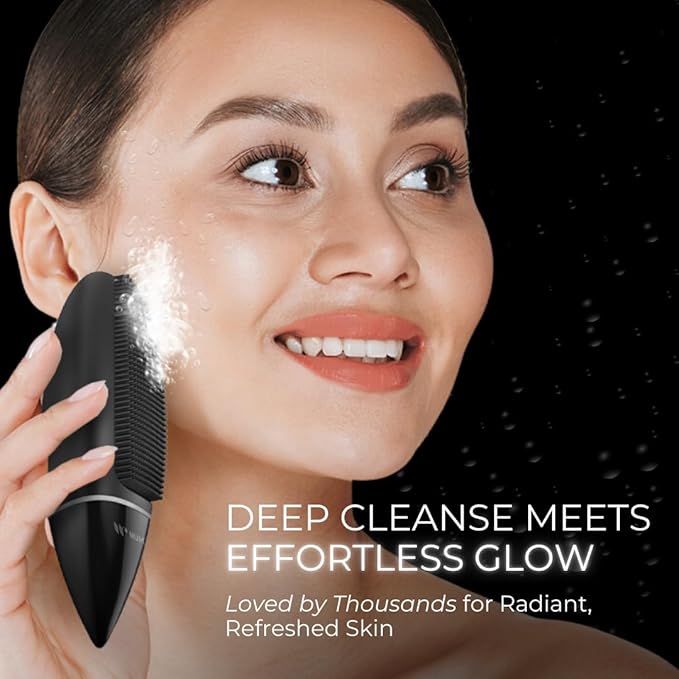O.G. Cleanser Ultra-Hygienic Facial Cleansing Device for All Skin Types, Waterproof Face Massager | Advanced 5-Speed Smart Memory & Sonic Pulsation Technology for Deep Cleansing