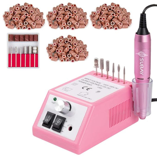 Subay Electric Nail Drill and Nail Art Drill Bits Set