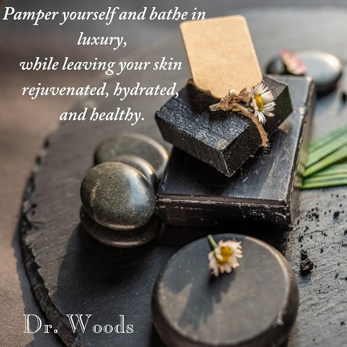 Dr. Woods Raw Black Liquid Castile Soap with Pump, 32 Ounce