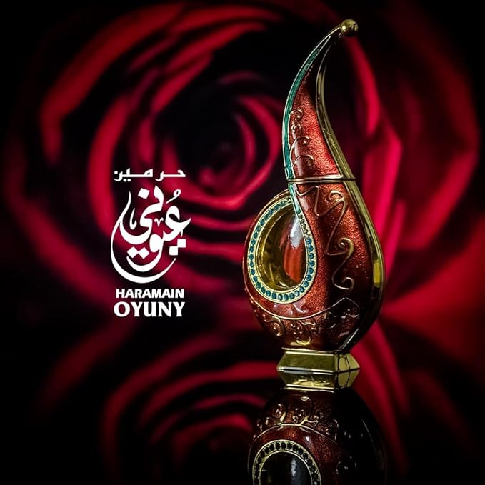 Al Haramain Oyuny 20ml Concentrated Perfume Oil for Unisex - Arabian Perfume for Women and Men - Long Lasting Floral Fragrance with Notes of Bergamot, Rose, Patchouli, Pineapple - Arabic Perfume