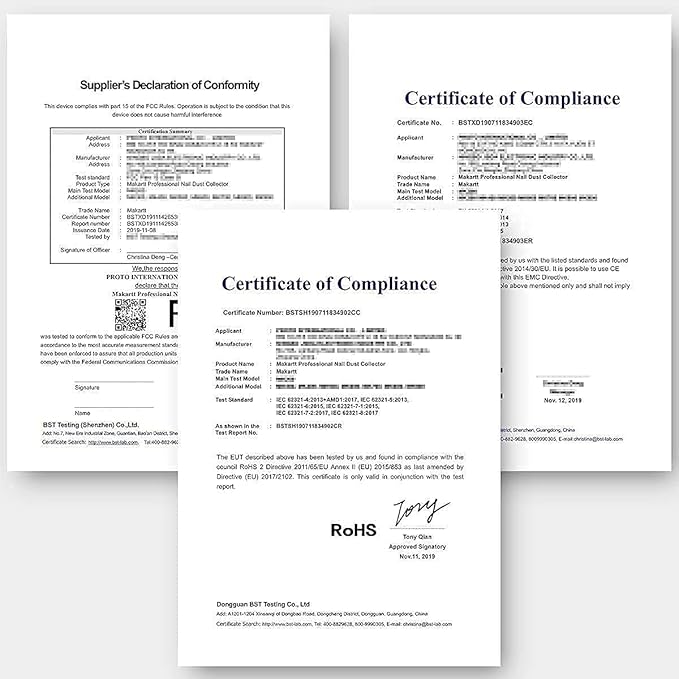 Makartt Nail Cleaner Machine Manicure Tools Bundle, 60W Nails Vacuum Cleaner Machine for Nail Drills, 2Pcs No-Spilling Screen for Nail Vacuum Machine