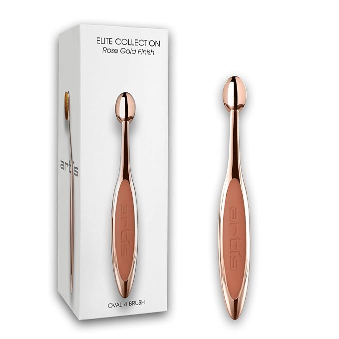 Artis Elite Oval Brush 4 - Rose Gold, 1 Pc Makeup Brush