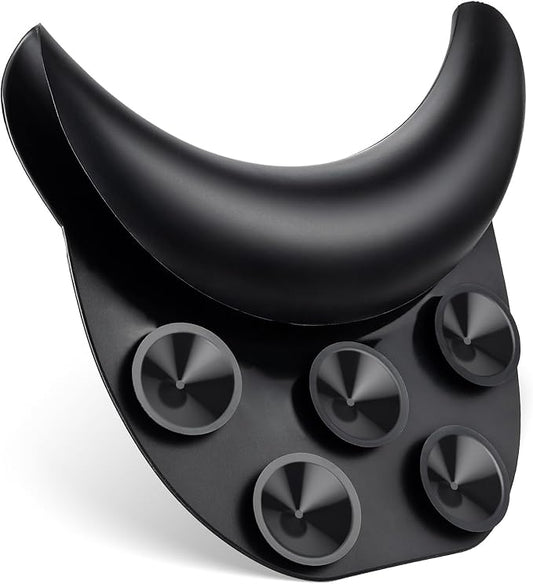 Noverlife Salon Neck Rest Cushion with Suction Cup, Non-Slip Soft Silicon Shampoo Bowl Neck Rest, Portable Hair Salon Shampoo Sink Gel Neck Pad, Hair Washing Sink Neck Support for Home Salon Basin