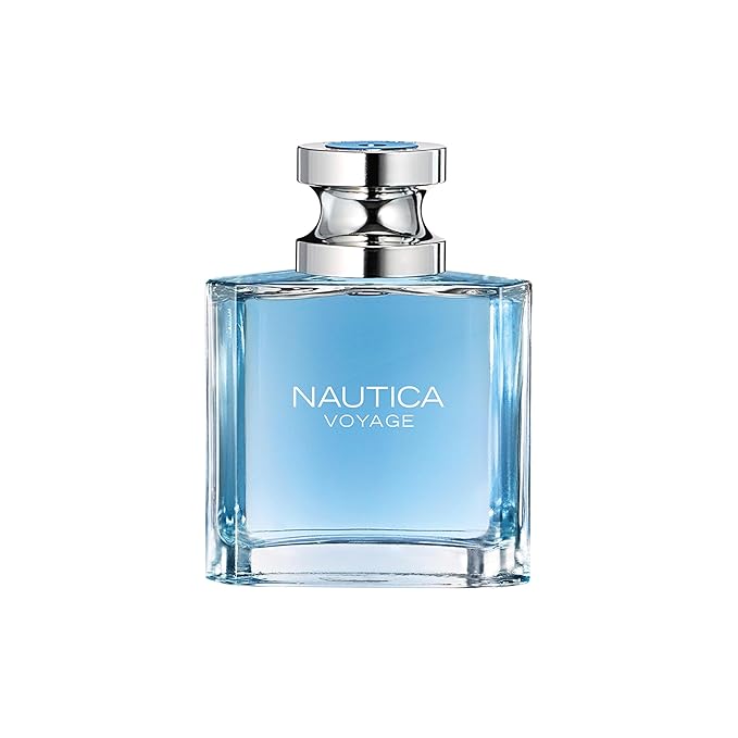 Nautica Voyage Eau de Toilette + Deo Body Spray Gift Set, Notes of Apple, Cedarwood, Mimosa, Men's Fragrance, Long Lasting, Everyday Fragrance