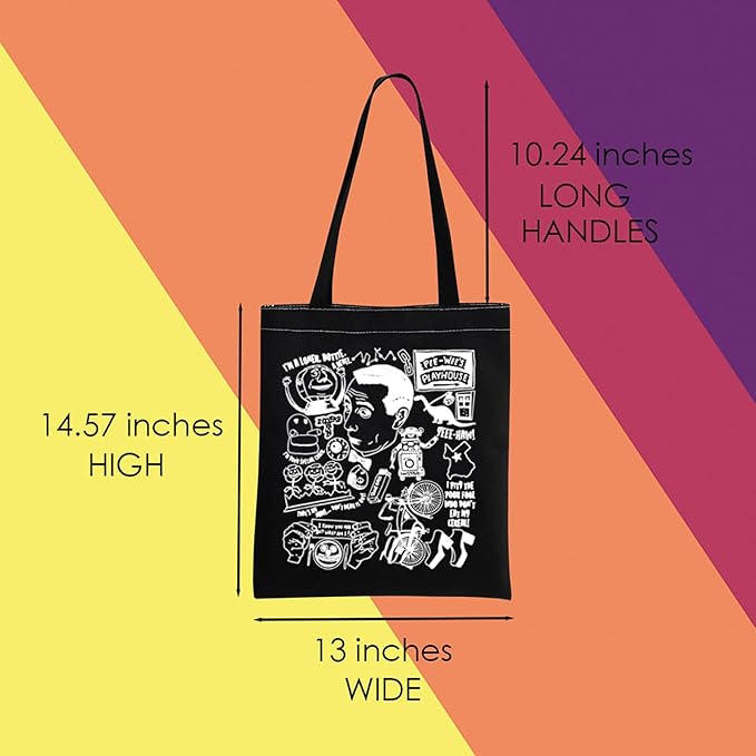 MNIGIU P-ee Herman Playhouse Tote Bag - P-ee Herman Fan Gift Merchandise