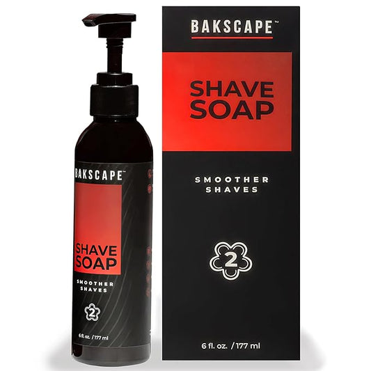 Bakscape Men's Back Shaver Starter Kit + Baklicator + Shave Head Parent (Shave Soap)