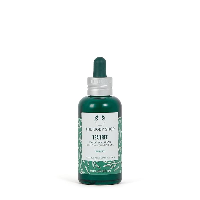 The Body Shop Tea Tree Daily Solution Serum - Purifying - For Oily, Blemished Skin - 1.69 Fl Oz