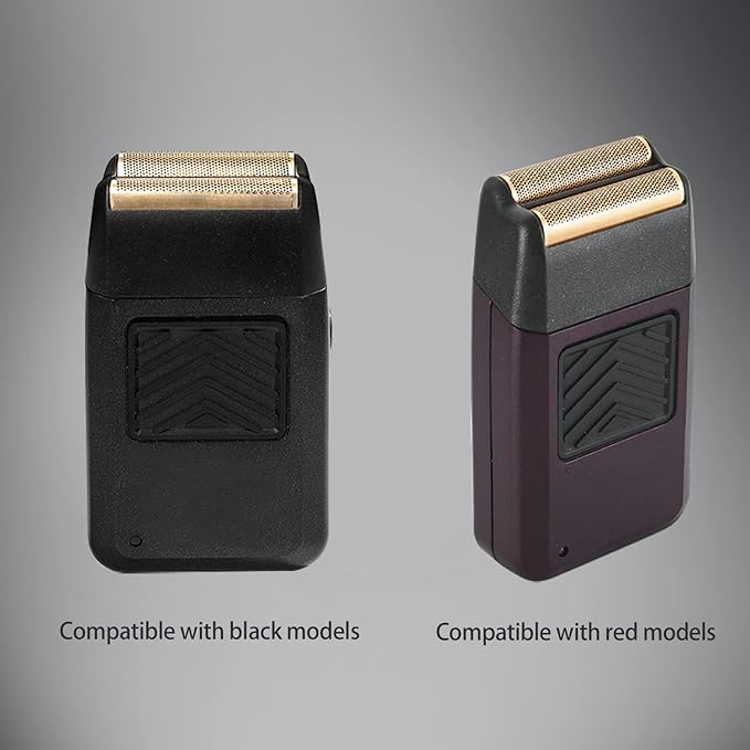 2 pcs Professional 5 Star Series Finale Shaver Shaper Replacement Super Close Gold Foil and Cutter Bar Assembly, Compatible with Wahl Shaver Foil Model 7043-100,Shaving for Barbers and Stylists