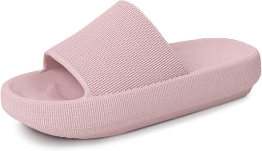 Menore Slippers for Women and Men Quick Drying, Parent-Child EVA Open Toe Soft Slippers, Non-Slip Soft Shower Spa Bath Pool Gym Beach House Sandals for Indoor & Outdoor