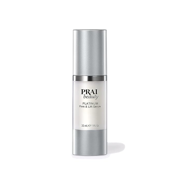 PRAI Beauty Platinum Firm and Lift Serum, Anti-Aging Face Serum for Instant Face Lift, Nourishing and Hydrating Serum, Vegan, Cruelty-Free, 1 Fl oz
