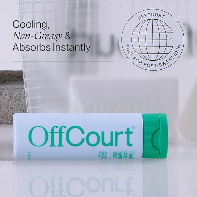 OffCourt Face Moisturizer for Men - Light, Non-Greasy, Oil-Free Men’s Face Lotion with Prebiotics and Vitamin C - Hydration and Firmness for All Skin Types (2oz, 2 Pack)