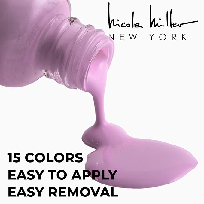 Nicole Miller Mini Nail Polish Set – Glossy, Vibrant Colors for Fingernails & Toenails, Green