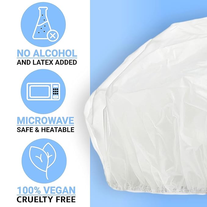 Drench! No Water Rinse Free Shampoo Caps - Waterless Shampoo and Conditioner - Dry Hair Wash Caps for Elderly Care - Dementia products for elderly - Pack of 24