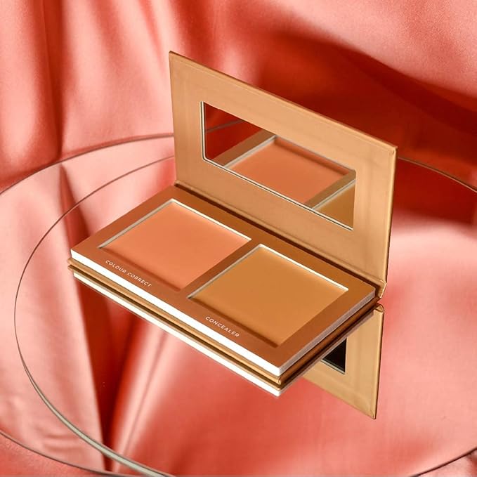 Jecca Blac Correct and Conceal Medium Coverage Palette, Lightweight Long Lasting Formula, Medium To Full Coverage, Gender Neutral and LGBTIQA+ Inclusive Make Up, Light 1.0, 0.42 oz