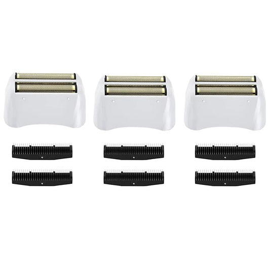 3 Pack Shaver Replacement Foil and Cutters compatible with"andis #17150 shaver foil replacement" Golden