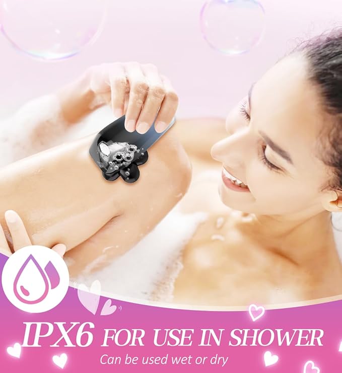 Electric Razors for Women-5 in 1 Lady Electric Shaver Wet Dry Womens Shaver for Legs-Close Shave | Painless Women Razors for Public Hair,Private Area,Face Nose Hair,Underarms,Bikini White Black