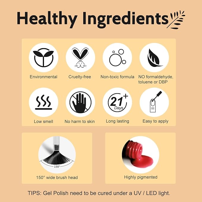 Lavender Violets 48pcs Gel Nail Polish Kit with UV Light, 27 Skin Tone Colors Gel x Nail Kit with Everything All Seasons Set, 54W LED Nail Lamp, No Wipe Base Top Coat & Manicure Tools Q980