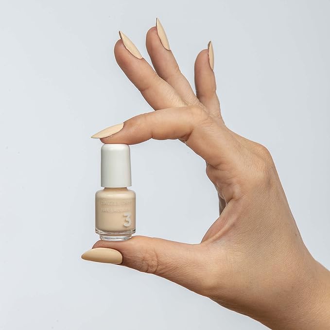 Dazzle Dry Mini Kit 4 Step System - French Vanilla, a full coverage vanilla cream. (5 Piece Kit / 5 Manicures)