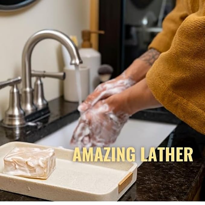 San Francisco Soap Company Man Bar Set of 3 10 oz. Soap Bars (Cardamom+Juniper, Midnight Amber, Exotic Musk + Sandalwood)