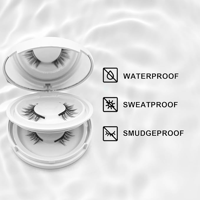 Elara Craft Magnetic Eyelashes,Magnetic Eyelashes with Applicator,2025 New Magnet Lashes Natural Look,Reusable No Glue Needed Soft Lashes Kit(06+07)