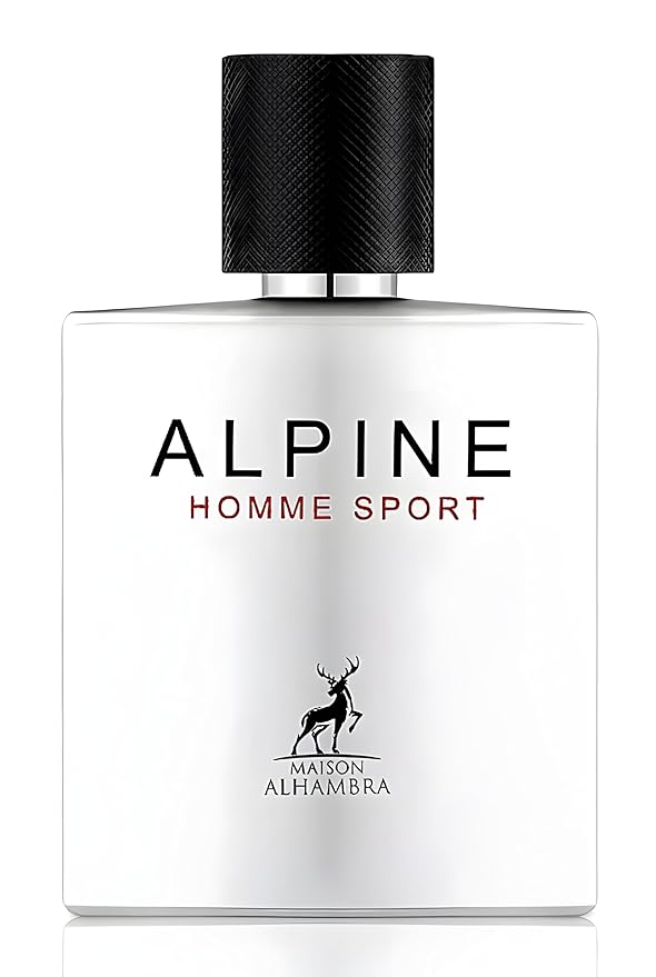 Maison Alhambra Alpine Homme Sport for Men Eau de Parfum Spray, 3.4 Ounce / 100 Ml