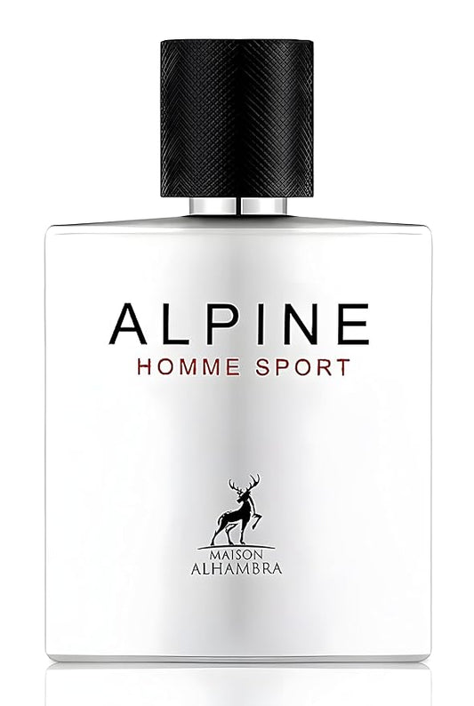 Maison Alhambra Alpine Homme Sport for Men Eau de Parfum Spray, 3.4 Ounce / 100 Ml