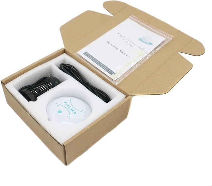 Portable Ionic Foot Spa Detox Foot Bath Machine, Ionic Detox Foot Spa Ion Cleanse for Home Use Spa Club Salon or Holiday Travel Gift US Stock(Tub not Include)