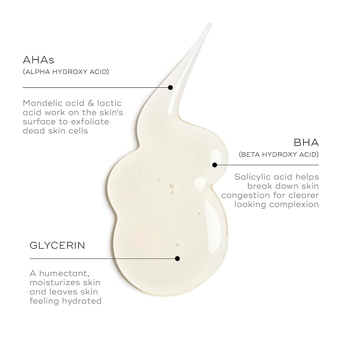 Medik8 Surface Radiance Cleanse - AHA and BHA Daily Face Cleanser - Exfoliating, Gentle Foaming Face Wash - Anti-Aging Facial Cleanser - 5.0 oz