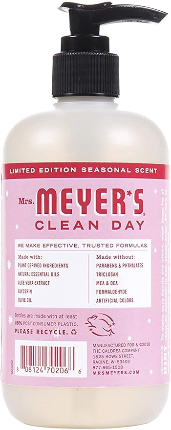 Mrs. Meyer's Clean Day Liquid Hand Soap, Peppermint, 12.5 oz (Pack of 3)