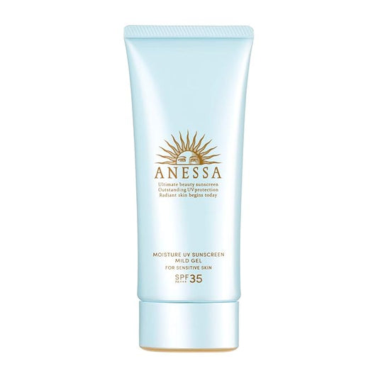 Anessa SPF35 PA+++ Moisture UV Mild Gel Unscented Sunscreen 90g/3.2 oz (2021 Version)