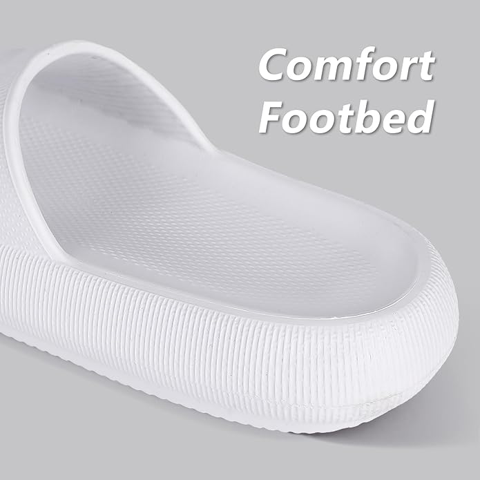 Menore Slippers for Women and Men Quick Drying, Parent-Child EVA Open Toe Soft Slippers, Non-Slip Soft Shower Spa Bath Pool Gym Beach House Sandals for Indoor & Outdoor