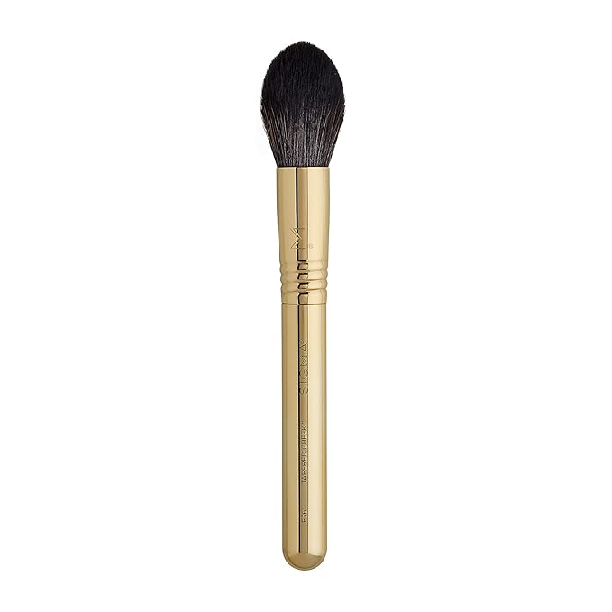 Sigma Beauty Obsessed Makeup Brush Set – Set of 5 Face & Eye Makeup Brushes for All Over Application, For Eyes, Blending, Setting & Foundation, Includes Clutch-Style Small Makeup Bag