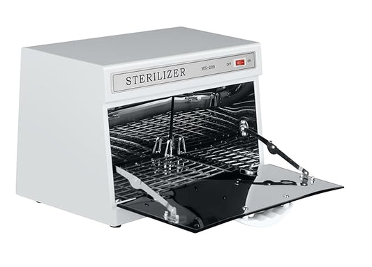 Sanitizer Instrument & Towel Sterilizer Cabinet (13L Capacity) for Massage Facial Spa Beauty Salon Nails Shop Tattoo Studio Use